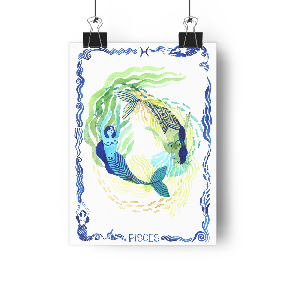 Mystical Waters: Pisces Giclee Print
