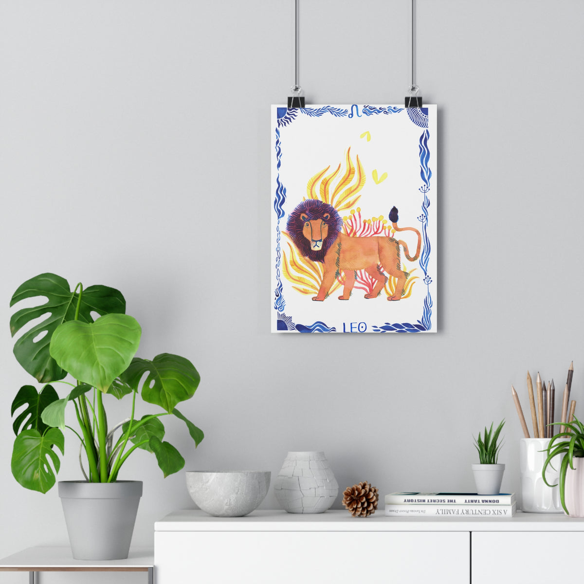 Radiant Lion: Leo Giclee Print