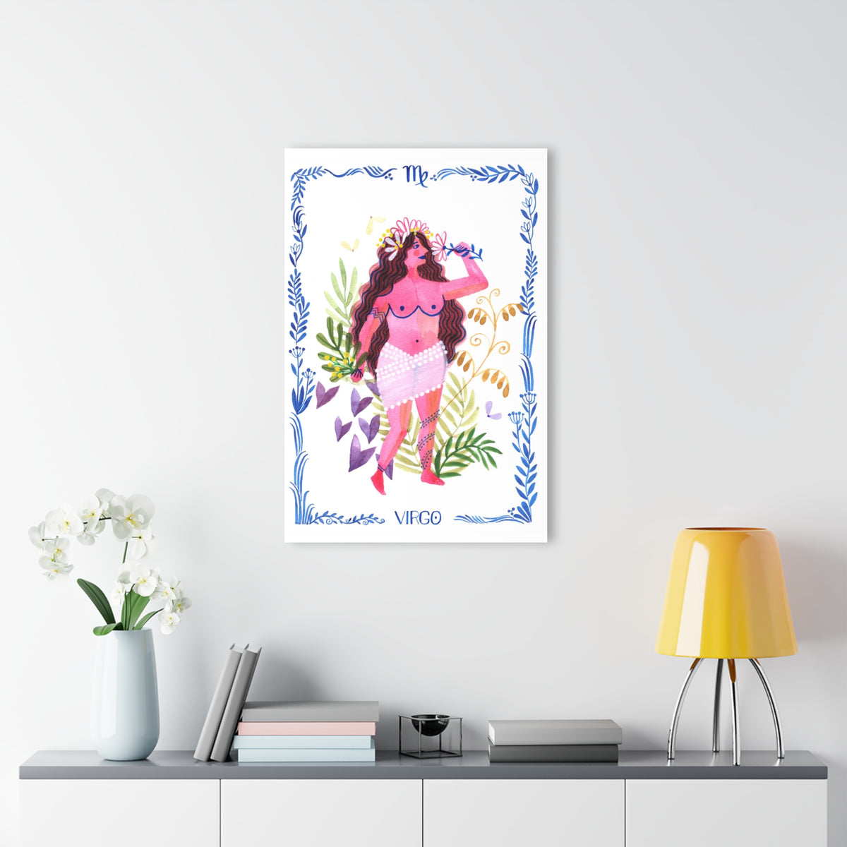 Virgo's Vision: Acrylic Print with French Cleat Hanging