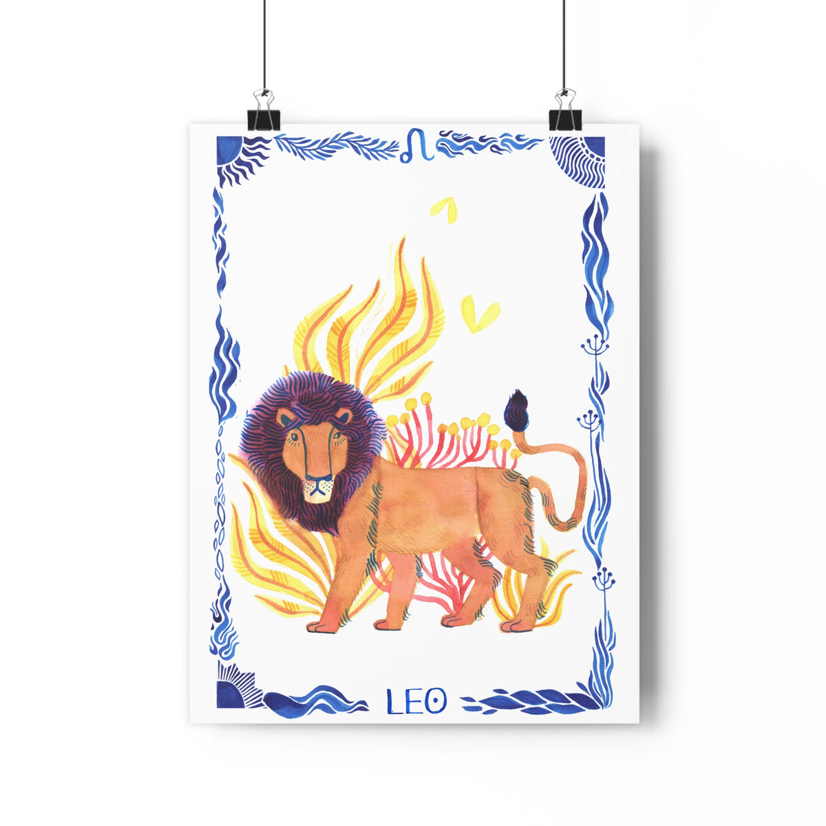 Radiant Lion: Leo Giclee Print