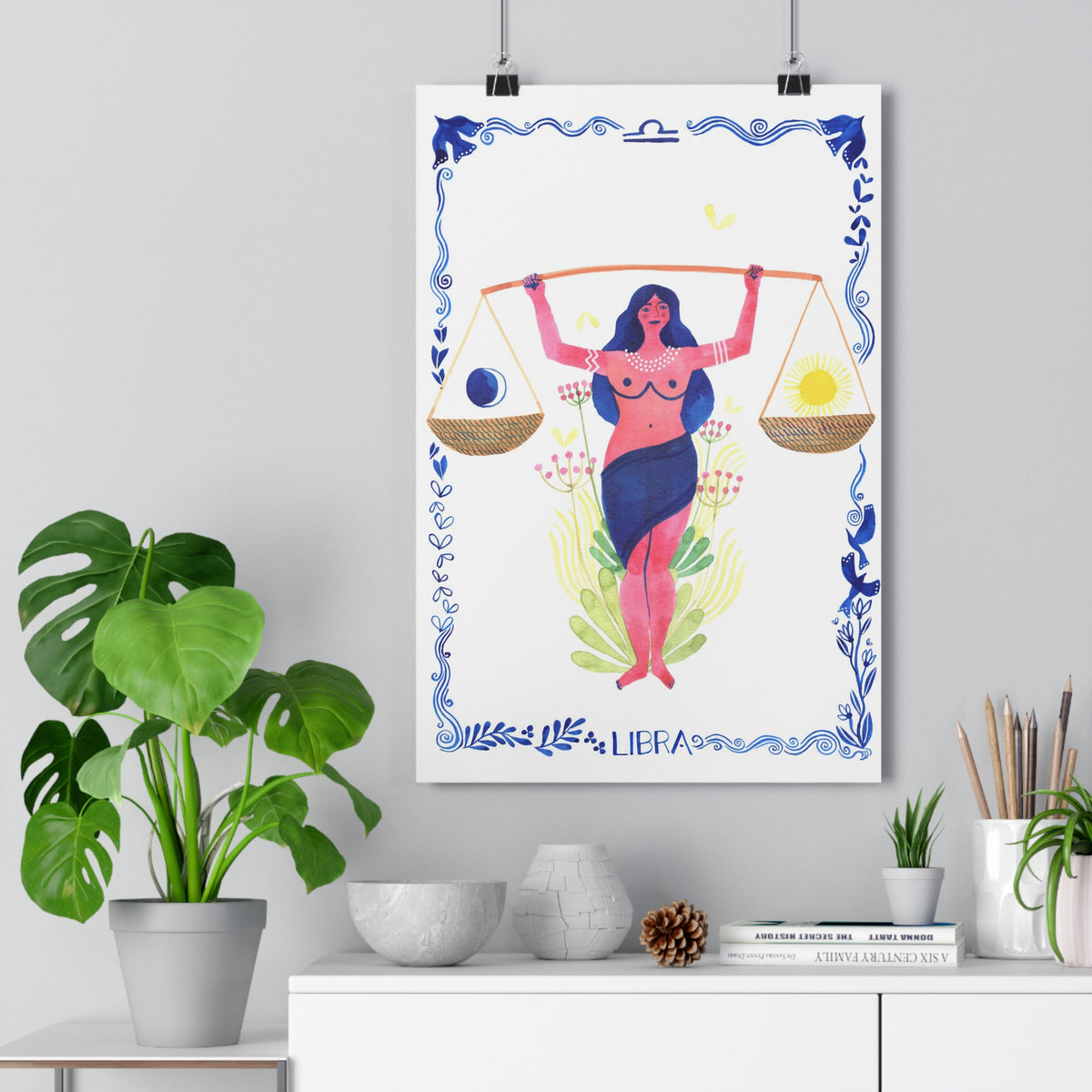 Balanced Beauty: Libra Giclee Print