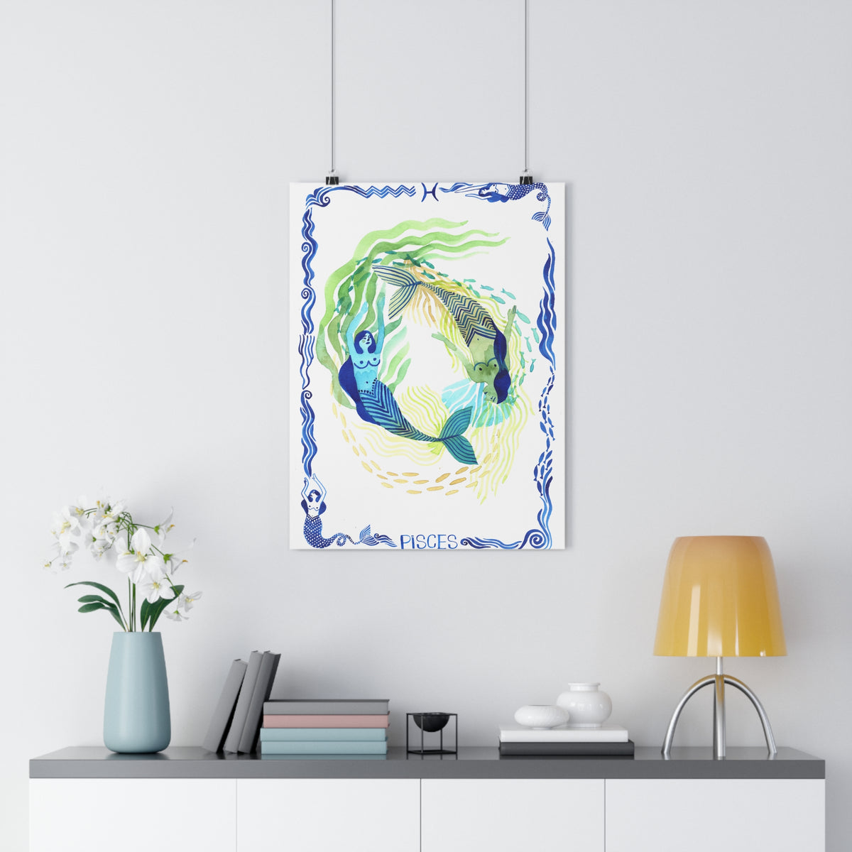 Mystical Waters: Pisces Giclee Print