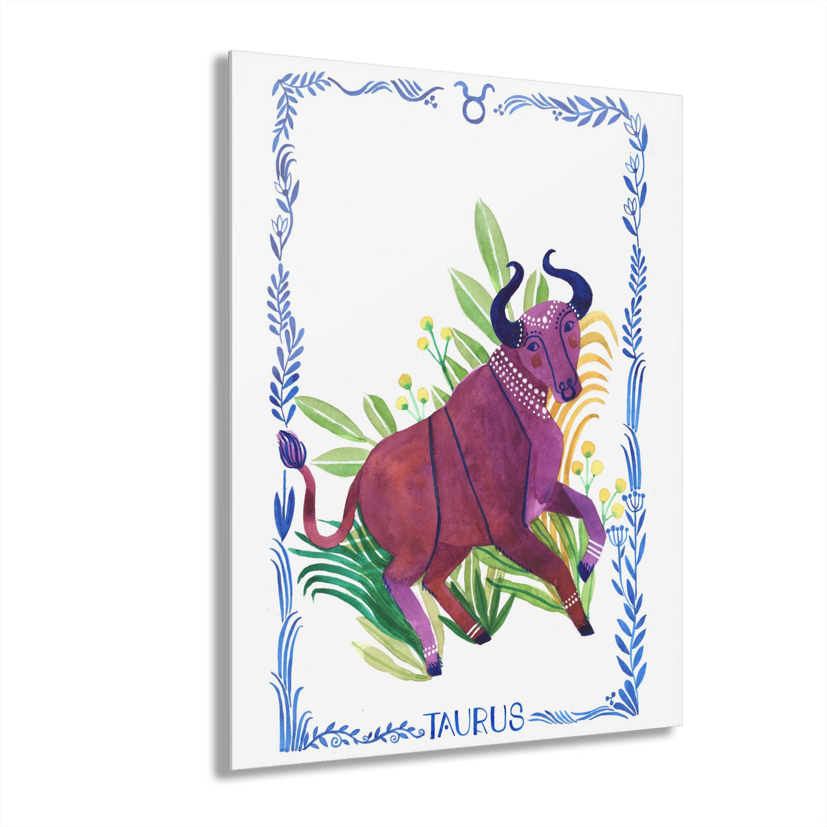 Earthly Delights: Taurus Acrylic Print with French Cleat Hanging