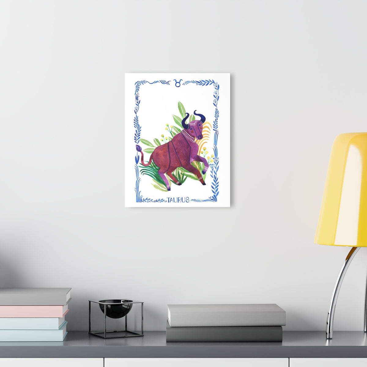 Earthly Delights: Taurus Acrylic Print with French Cleat Hanging